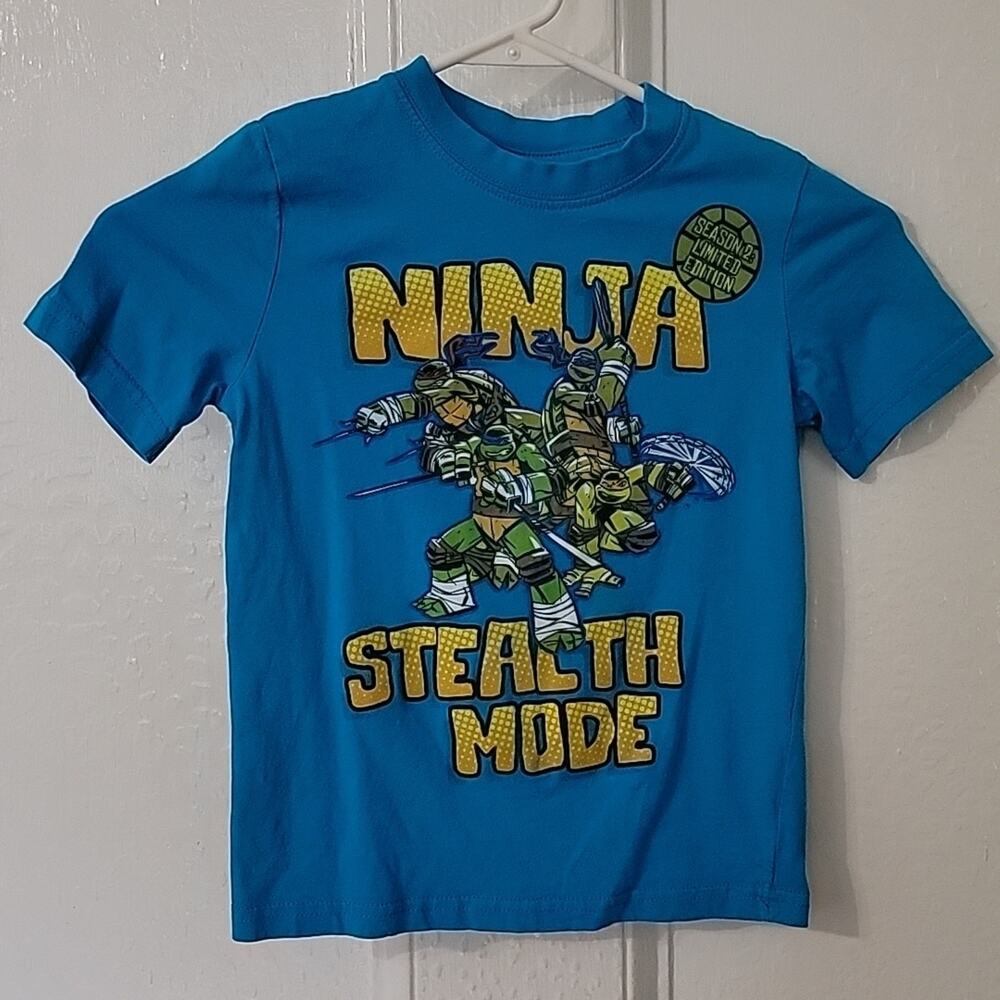 Boy's Nickelodeon Mutant Ninja Turtles Shirt Sz 5